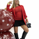 gonna con balza ampia e arricciata twinkle